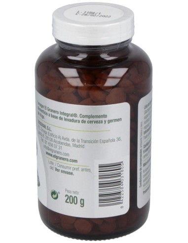 Levager Lev.Cerveza Y Germen Trigo 500Comp. de El Granero