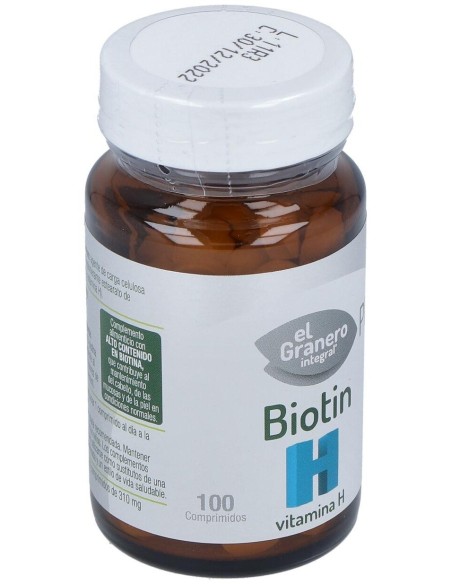 Biotin (Biotina Vit.H) 100Comp. de El Granero