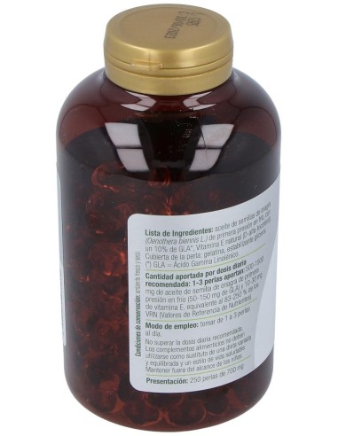 Aceite De Onagra 250Perlas de El Granero