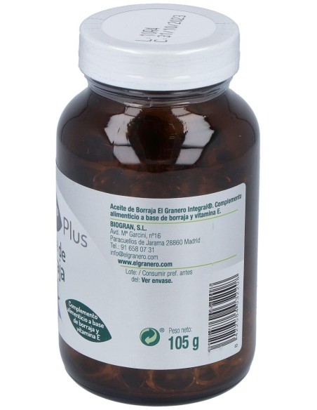 Aceite De Borraja 150Perlas de El Granero