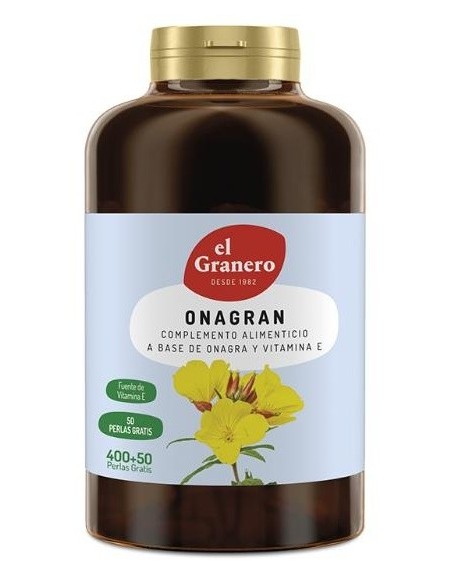 Aceite De Onagra 400+50Perlas de El Granero