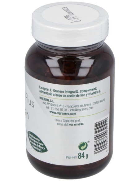 Linogran Aceite De Lino 120Perlas de El Granero
