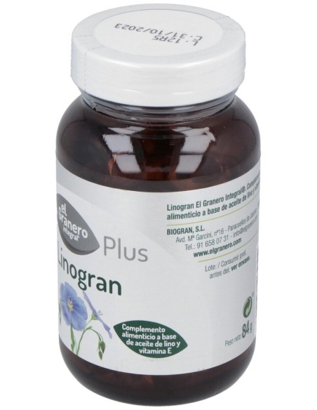 Linogran Aceite De Lino 120Perlas de El Granero