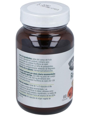 Reishi Forte 60Cap.Veg. de El Granero