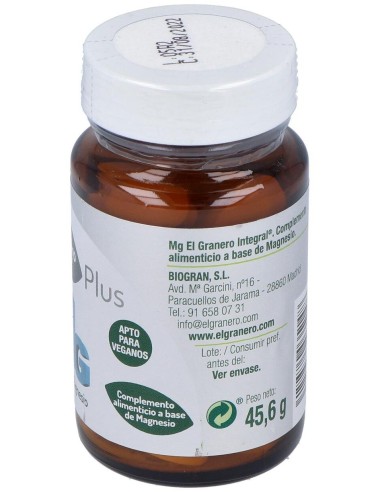 Mg 500 (Citrato De Magnesio) 60Comp. de El Granero