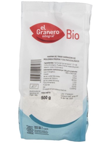 Harina De Trigo Sarraceno Bio, 500 G de El Granero Integral