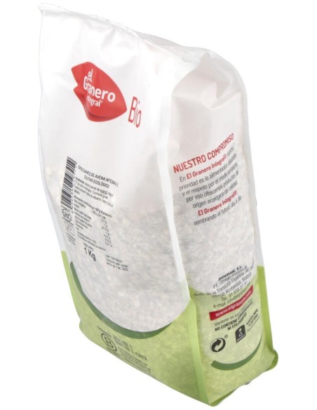 Copos De Avena Suaves Integral 1Kg. Bio de El Granero