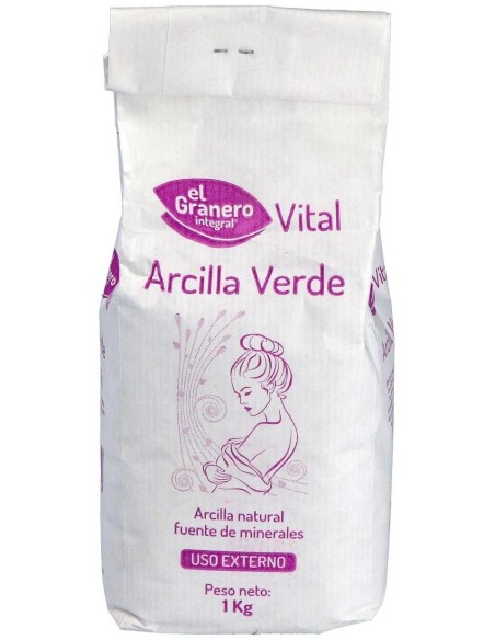 Arcilla Verde 1Kg. de El Granero