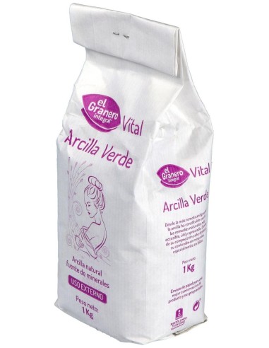 Arcilla Verde 1Kg. de El Granero
