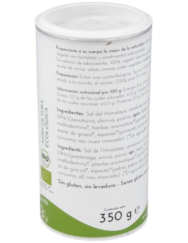 Caldo Vegetal 350Gr.Bio de Vegetalia