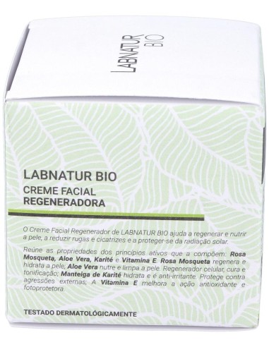 Crema Facial Regeneradora Rosa Mosqueta 50Ml. Bio de Labnatur Bio