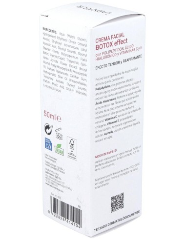 Crema Facial Botox Efecto Tensor 50Ml. Labnatur de Labnatur Bio