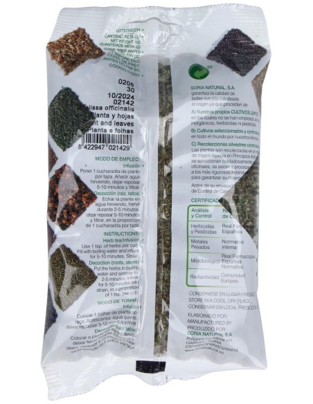 Melisa Bolsa 30Gr. de Soria Natural