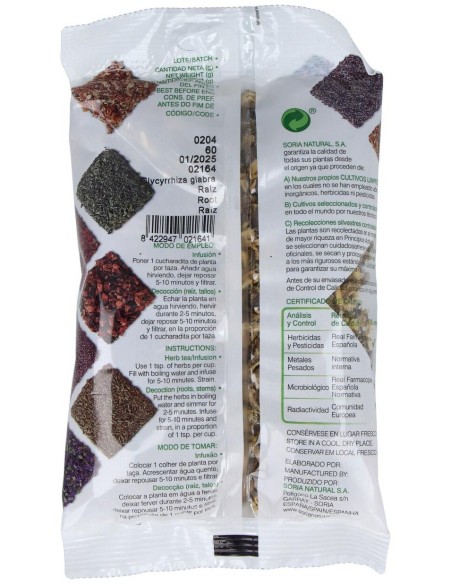 Regaliz Bolsa 60Gr. de Soria Natural