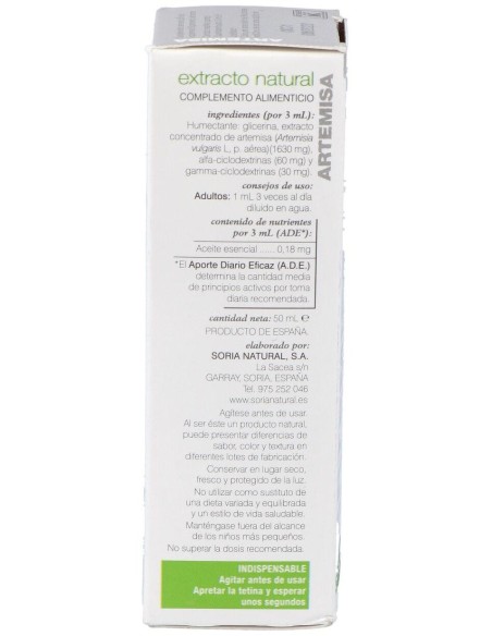 Ext. Artemisa Xxi 50Ml. S/Al de Soria Natural