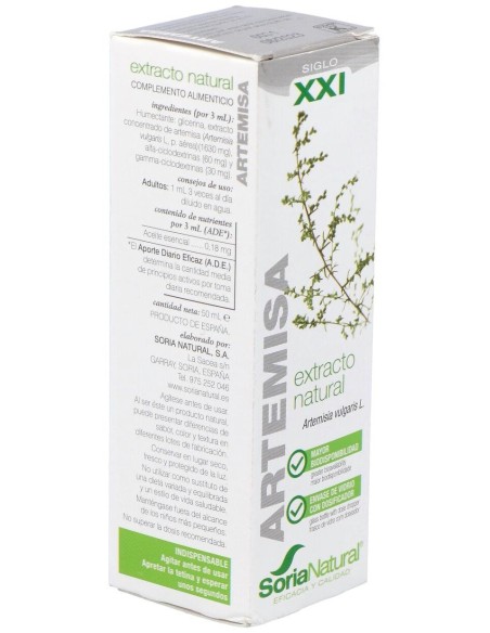 Ext. Artemisa Xxi 50Ml. S/Al de Soria Natural