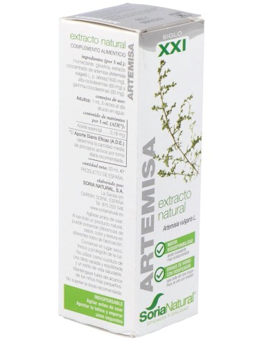 Ext. Artemisa Xxi 50Ml. S/Al de Soria Natural