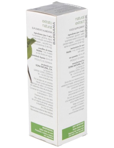 Ext. Bardana Xxi 50Ml. S/Al de Soria Natural