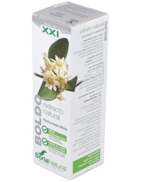 Ext. Boldo Xxi 50Ml. S/Al de Soria Natural
