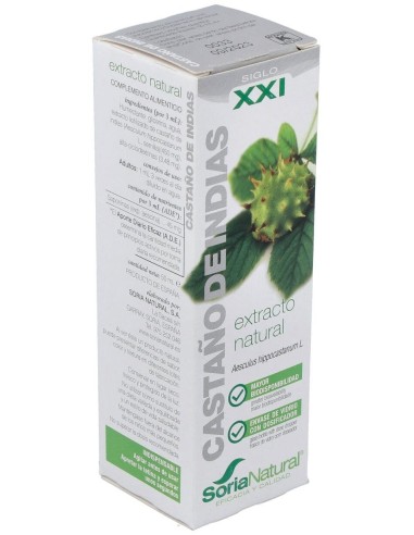 Ext. Castaño De Indias Xxi 50Ml. S/Al de Soria Natural