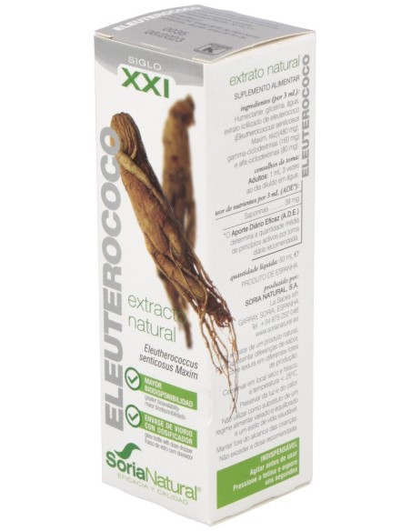 Ext. Eleuterococo Xxi 50Ml. S/Al de Soria Natural