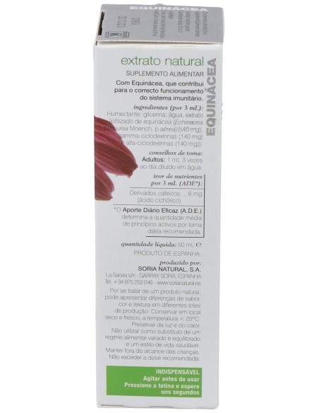Ext. Echinacea Xxi 50Ml. S/Al de Soria Natural