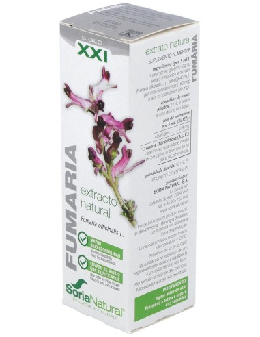 Ext. Fumaria Xxi 50Ml. S/Al de Soria Natural
