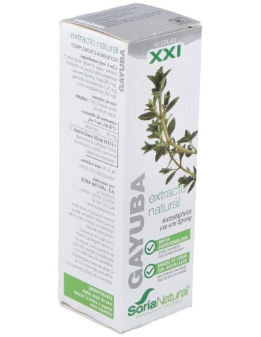 Ext. Gayuba Xxi 50Ml. S/Al de Soria Natural