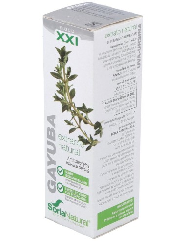 Ext. Gayuba Xxi 50Ml. S/Al de Soria Natural