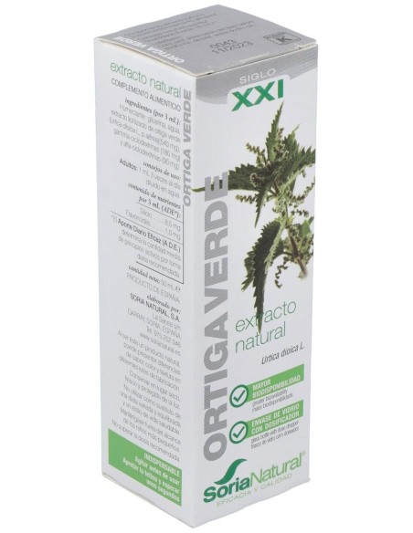 Ext. Ortiga Verde Xxi 50Ml. S/Al de Soria Natural