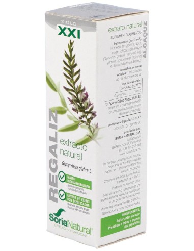 Ext. Regaliz Xxi 50Ml. S/Al de Soria Natural
