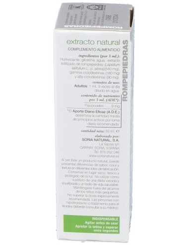 Ext. Rompepiedras Xxi 50Ml. S/Al de Soria Natural