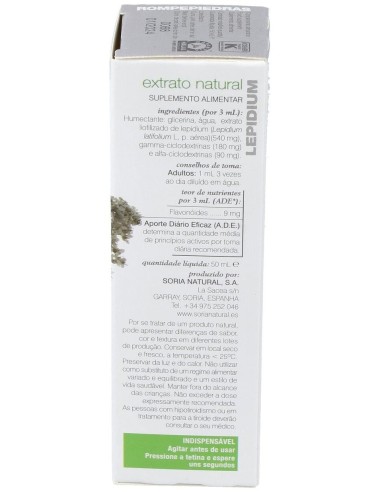 Ext. Rompepiedras Xxi 50Ml. S/Al de Soria Natural