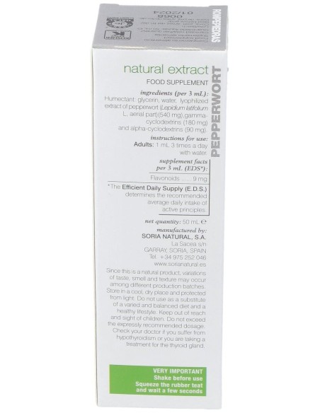 Ext. Rompepiedras Xxi 50Ml. S/Al de Soria Natural