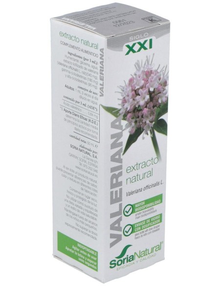 Ext. Valeriana Xxi 50Ml. S/Al de Soria Natural