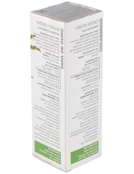 Ext. Vara De Oro Xxi 50Ml. S/Al de Soria Natural