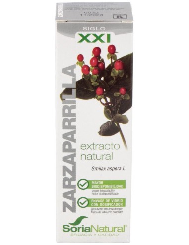 Zarzaparrilla Xxi 50Ml. S/Al de Soria Natural.
