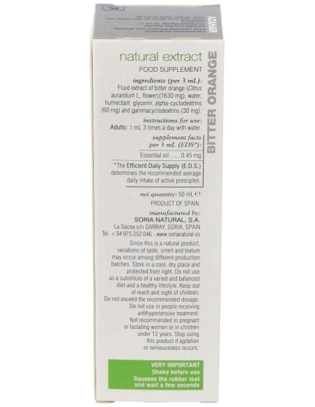 Ext. Azahar Xxi 50Ml. S/Al de Soria Natural