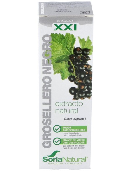 Ext. Grosellero Negro Xxi 50Ml. S/Al de Soria Natural