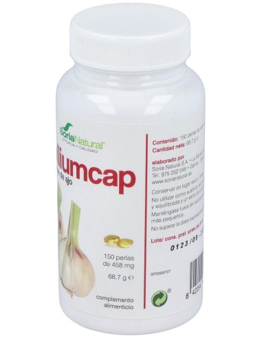 Aceite De Ajo Alliumcap 150Perlas de Soria Natural