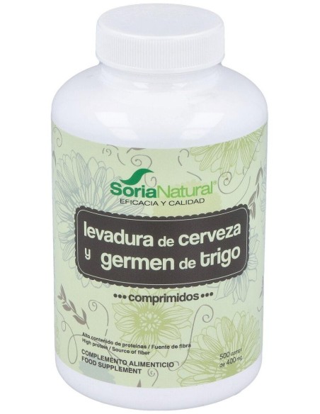 Germen De Trigo Y Levadura De Cerveza 500Comp. de Soria Natural
