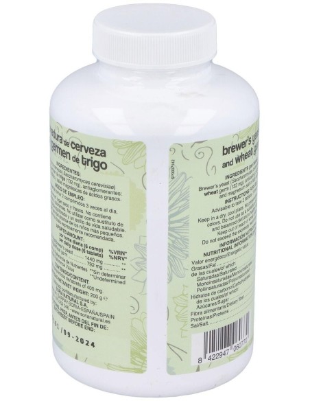 Germen Trigo-Levadura Cerveza Comprimido de Alecosor Soria Natural