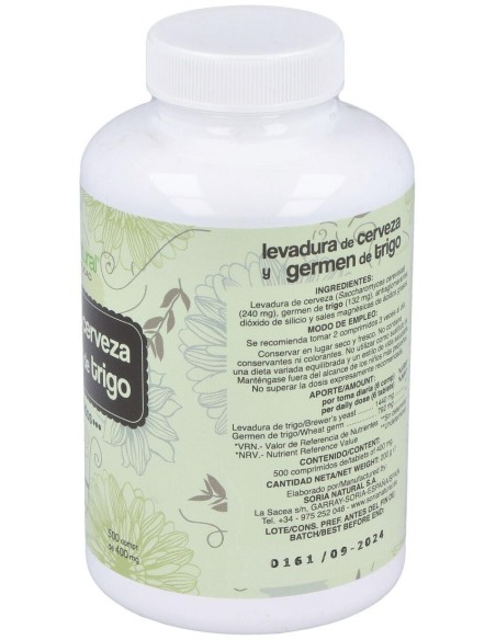 Germen De Trigo Y Levadura De Cerveza 500Comp. de Soria Natural