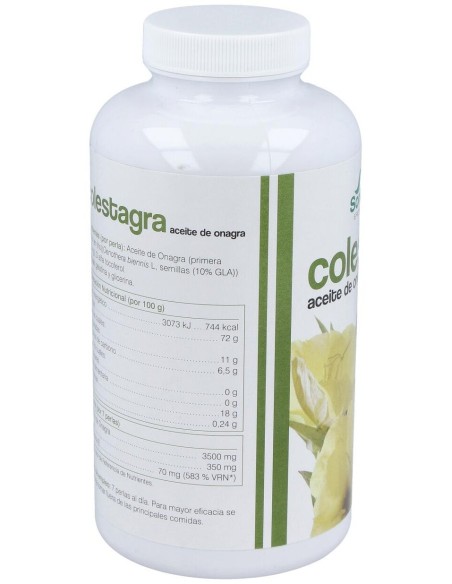 Aceite De Onagra Colestagra 500Perlas de Soria Natural