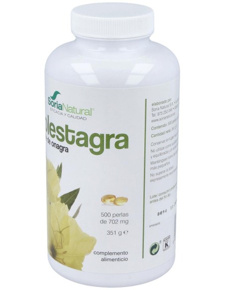 Aceite De Onagra Colestagra 500Perlas de Soria Natural