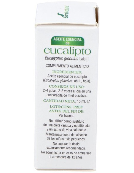 Esencia Eucalipto 15Cc. de Soria Natural
