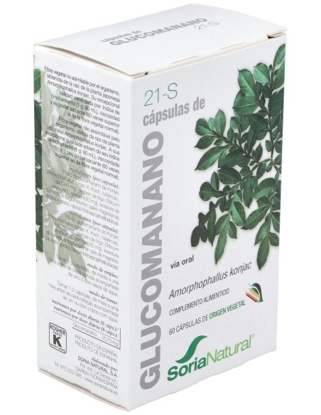 Cap.S 21 Glucomanano 60Cap. de Soria Natural