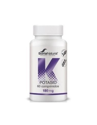 Potasio Liberacion Sostenida 180Mg 60Comp. de Soria Natural