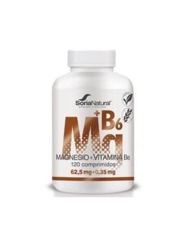 Magnesio+Vit B6 Liberacion Sostenida 1550Mg 120Com de Soria Natural
