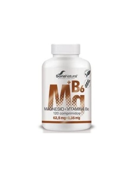 Magnesio+Vit B6 Liberacion Sostenida 1550Mg 120Com de Soria Natural